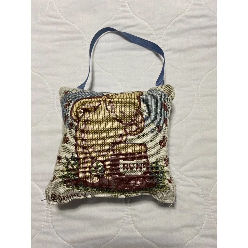 Disney WINNIE THE POOH, Pooh Honey Tapestry Pillow 5 X 5 Door Hanger